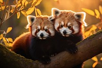 Wildlife animal mammal panda. AI generated Image by rawpixel.