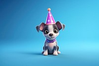 Birthday cute dog toy. AI generated Image by rawpixel.