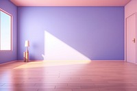Flooring purple room architecture. AI generated Image by rawpixel.