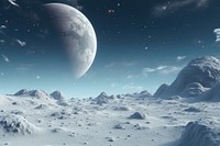 Moon landscape astronomy outdoors design