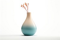 Vase white background simplicity flowerpot. AI generated Image by rawpixel.