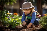 Garden gardening outdoors digging. 