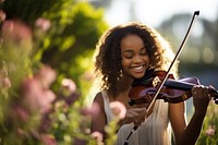 Violin music musician standing. 