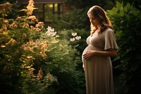 Photography pregnant standing portrait. AI generated Image by rawpixel.