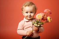 Flower baby portrait plant. 