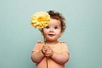 Flower baby portrait plant. 