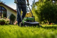 Grass lawn garden plant. 