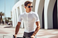 Cycling bicycle sunglasses outdoors. 