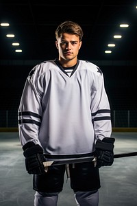 Sports hockey portrait stadium. 