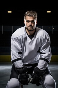 Portrait stadium sports hockey. 