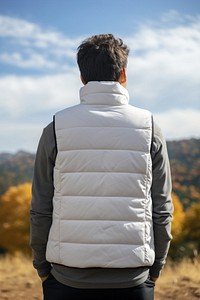 Outdoors jacket adult white. 