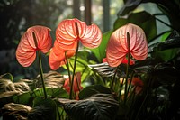 Anthurium flower plant inflorescence. AI generated Image by rawpixel.