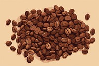 Coffee backgrounds food coffee beans. AI generated Image by rawpixel.