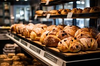 Bakery market bread food. 