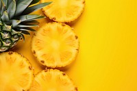 Pineapple backgrounds fruit slice. 