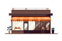 Awning architecture restaurant building. AI generated Image by rawpixel.