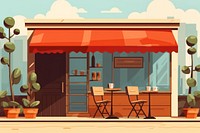 Restaurant furniture chair cafe. AI generated Image by rawpixel.