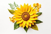 Sunflower plant art inflorescence. AI generated Image by rawpixel.