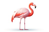 Flamingo bird animal spoonbill. AI generated Image by rawpixel.
