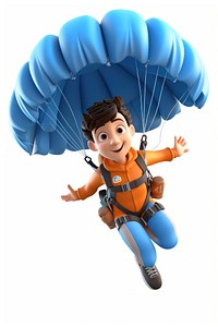 Parachute exhilaration parachuting protection. AI generated Image by rawpixel.