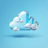Cloud blue blue background cloudscape. AI generated Image by rawpixel.