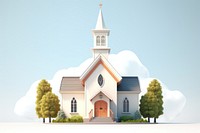 Architecture building steeple church. AI generated Image by rawpixel.