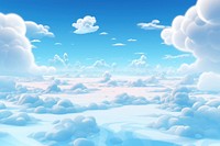 Cloud sky backgrounds landscape. 