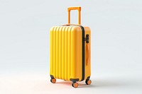 Luggage suitcase travel white background. 