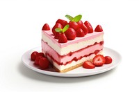 Strawberry cake raspberry dessert. 