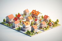 Architecture building housing suburb. AI generated Image by rawpixel.