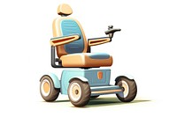 Wheelchair vehicle cartoon font. AI generated Image by rawpixel.