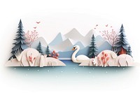 Outdoors cartoon nature winter. AI generated Image by rawpixel.