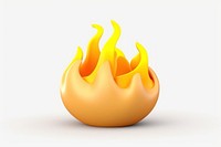 Fire font white background misfortune. AI generated Image by rawpixel.