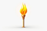 Burning torch font fire. AI generated Image by rawpixel.