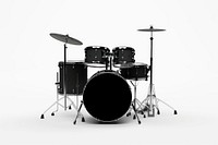 Drums percussion white background membranophone. 