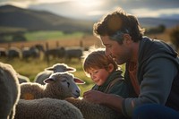 Sheep photography livestock landscape. 