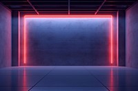 Light neon wall architecture