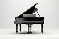 Piano keyboard black harpsichord. AI generated Image by rawpixel.