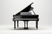 Piano keyboard black harpsichord. 