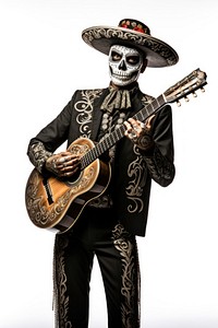 Guitar tradition guitarist sombrero. AI generated Image by rawpixel.