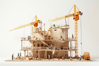 Construction architecture factory development. AI generated Image by rawpixel.