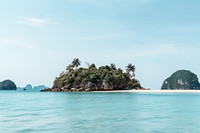 Land sea outdoors nature. AI generated Image by rawpixel.