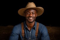 Portrait farmer adult smile. 