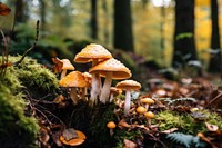 Mushroom fungus forest agaric. 