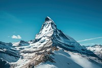 Sky mountain outdoors nature. AI generated Image by rawpixel.