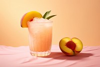 Peach fruit drink juice. AI generated Image by rawpixel.