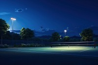 Tennis sports outdoors lighting. 