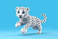 Leopard wildlife cheetah cartoon. AI generated Image by rawpixel.