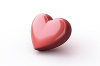 White background symbol heart petal. AI generated Image by rawpixel.