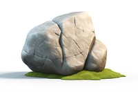Rock white background outdoors megalith. AI generated Image by rawpixel.
